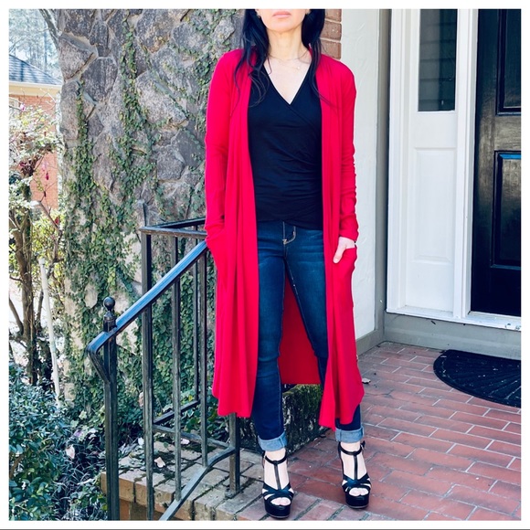 Fabulous open longline slouchy pockets cardigan - Picture 12 of 12